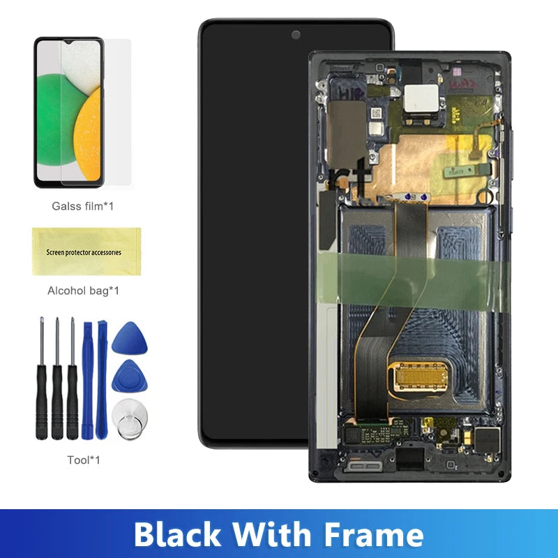 Note 10 ORI AMOLED TFT Screen, For Samsung Galaxy Note10 LCD Display N970F Touch Screen Replacement For Samsung Note10 Display