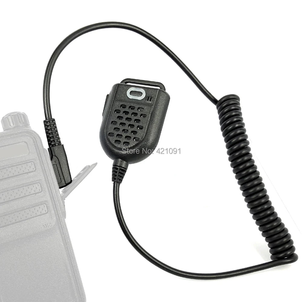 Mini PTT Shoulder Speaker Mic Microphone For KENWOOD TK-3107 BAOFENG UV-5R 10R 13 16 17 18 21 Pro BF-888s T20 F22 Walkie Talkie