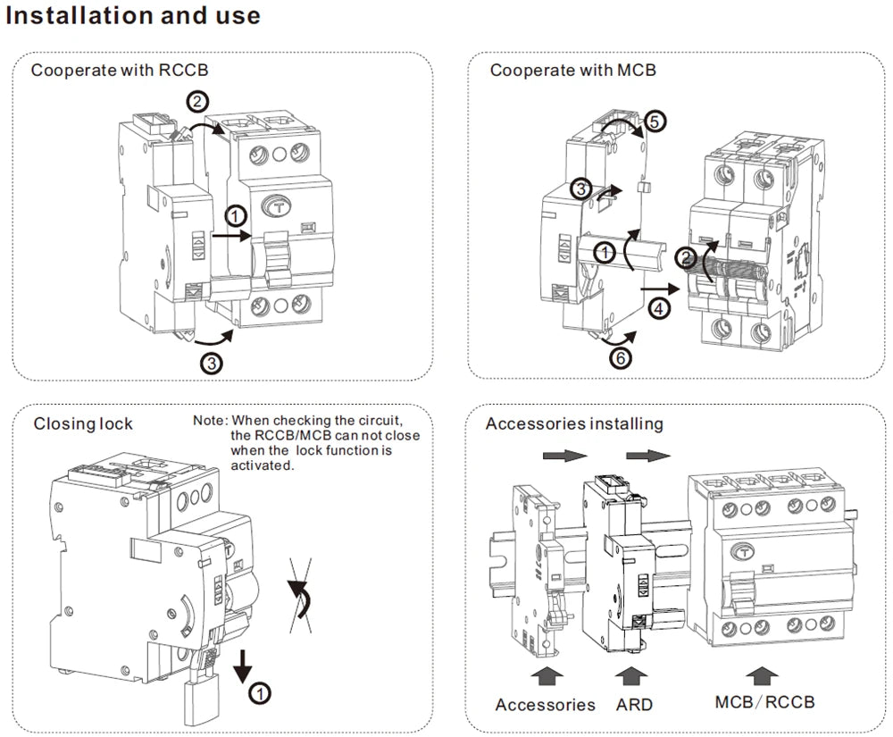 GEYA GYL9 RCCB Recloser Control Part Only for Customer to Make Replacement