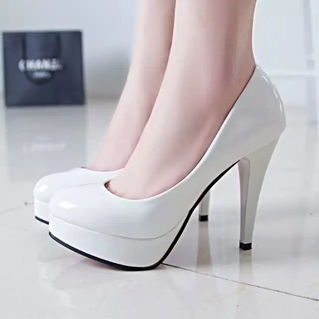 Femmes Hauts Talons Women Fashion Classic High Heel Shoes Lady Office Grey High Heel Shoes Female Pumps Wedding Shoes 34-42