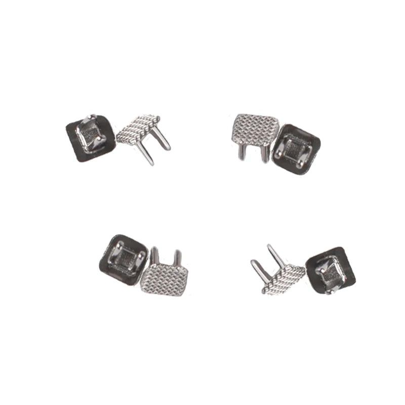 Dentst 10pcs Dental Orthodontic Tongue Tamer Lingual spikes Bondable Hinge Tongue Habit Bite Turbos Correction Button Bracket