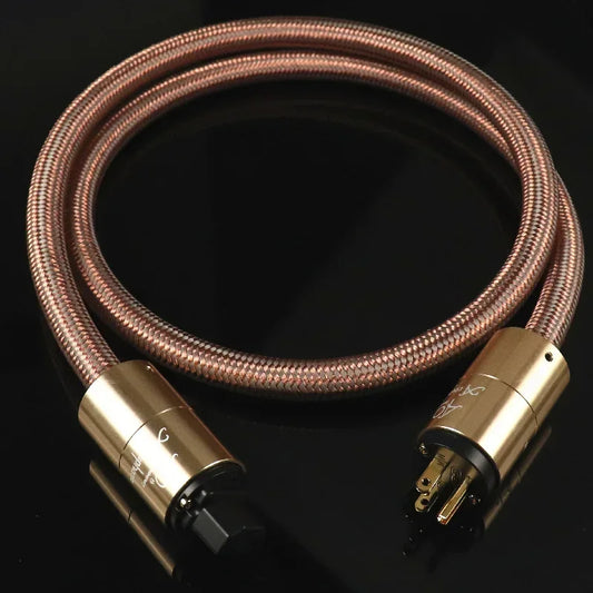 Accuphase Power Cable HI End Schuko Power Cord CD Amplifier Amp EU Version Plug Cable Hifi AC Mains EU Schuko Power Line