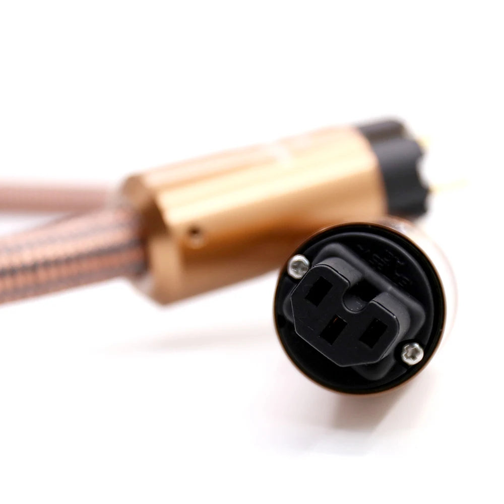 Accuphase Power Cable HI End Schuko Power Cord CD Amplifier Amp EU Version Plug Cable Hifi AC Mains EU Schuko Power Line