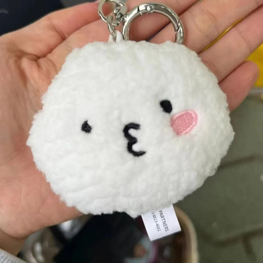 Kpop 17 Plush Keyring Bag Charm Pendant JEONGHAN JOSHUA JUN WONWOO HOSHI Idol Cute Animals Face Keychains