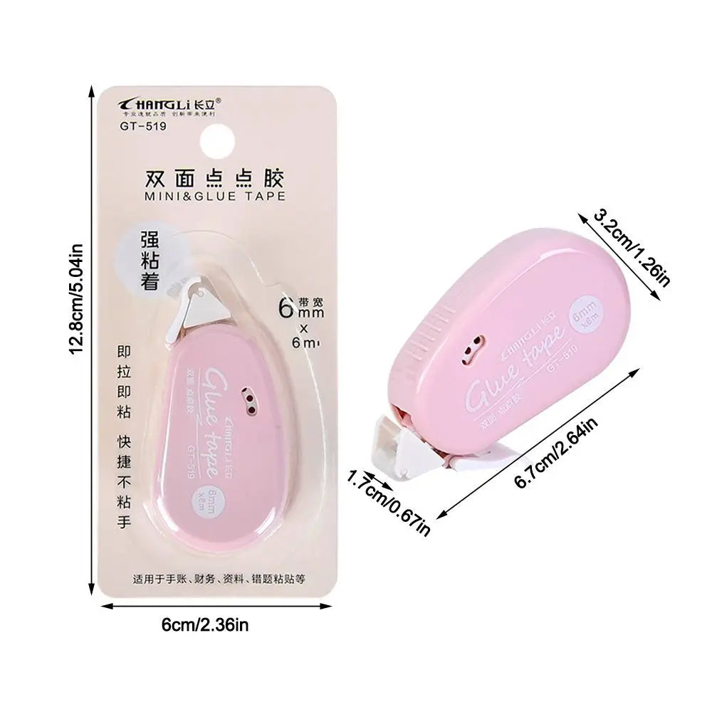 Office Ledger Supplies Dot Glue Student Study Exam Stationery Roller Glue Tape Permanent Tape Scrapbooking Collage Photo Album