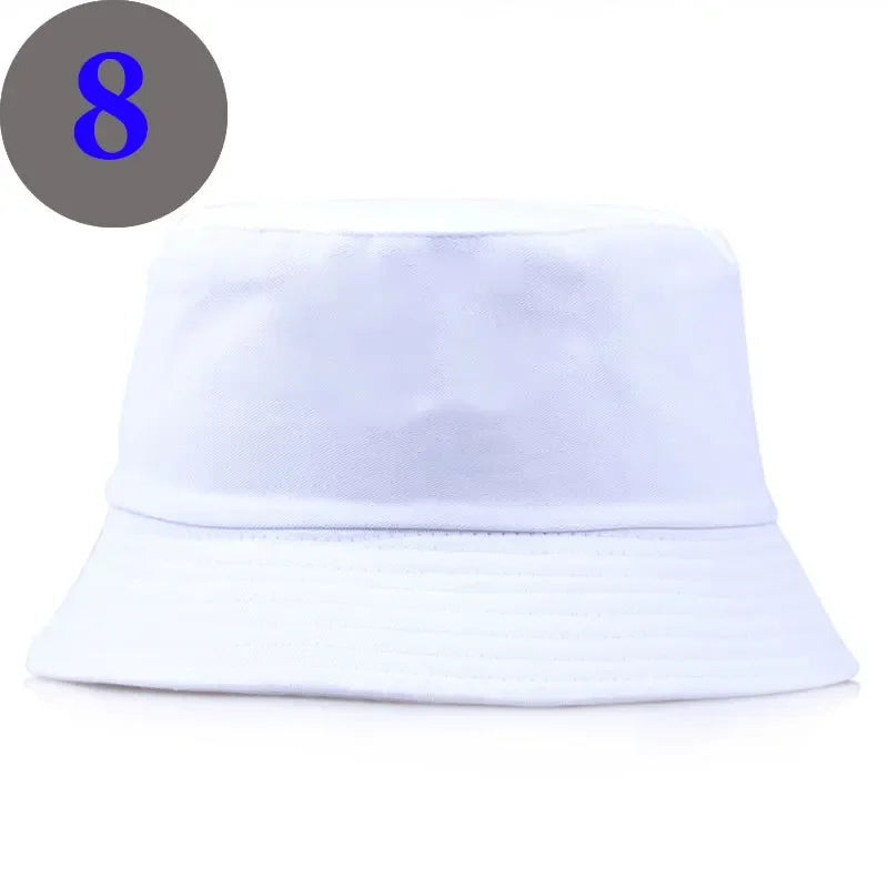 Unisexe Reversible Bucket Hats Man Women Cotton Fisherman Cap Girl Boy Daily Vacation Chapeau Bob Casquette Gorras