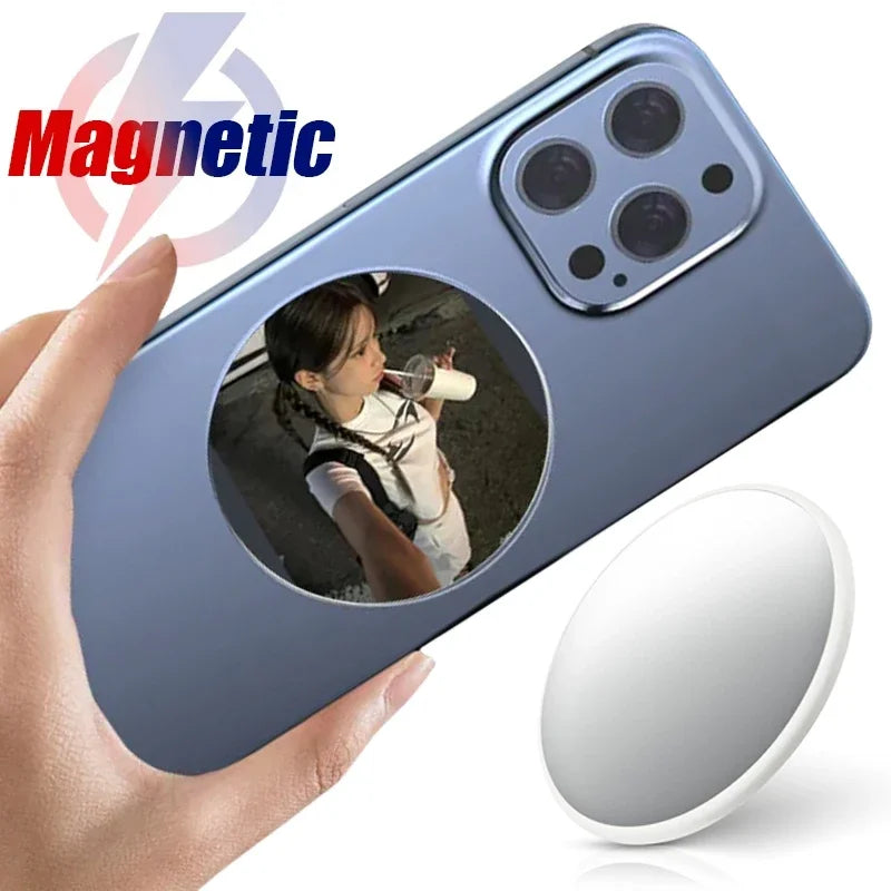 Magnetic Phone Selfie Mirror for Magsafe IPhone 15 Pro Max Cellphone Back Camera Mirror for Wide Angle Selfie Vlogging Video