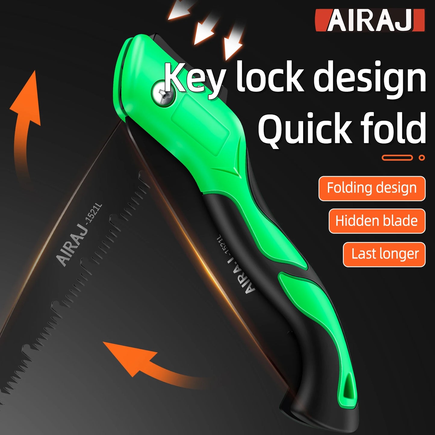 AIRAJ Multifunctional Folding Saw Woodworking Saws Cutting Wood Tool Professional Home Cut Handsaw Hacksaw Carpentry Hand Tools