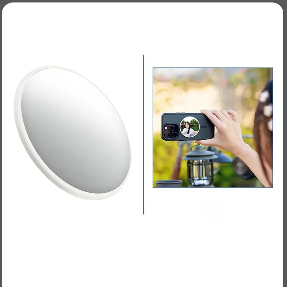 Magnetic Phone Selfie Mirror for Magsafe IPhone 15 Pro Max Cellphone Back Camera Mirror for Wide Angle Selfie Vlogging Video