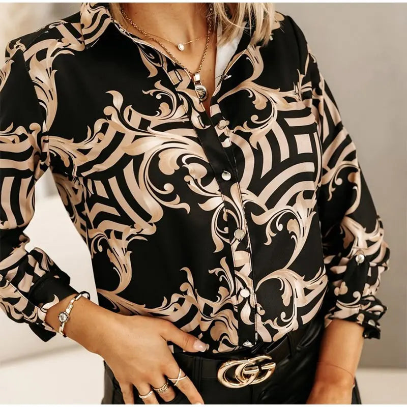 Vintage Blouse Shirt Silk Tops Elegant Long Sleeve Loose Womens Blouses Camisas De Mujer Spring Autumn Streetwear Women Clothes