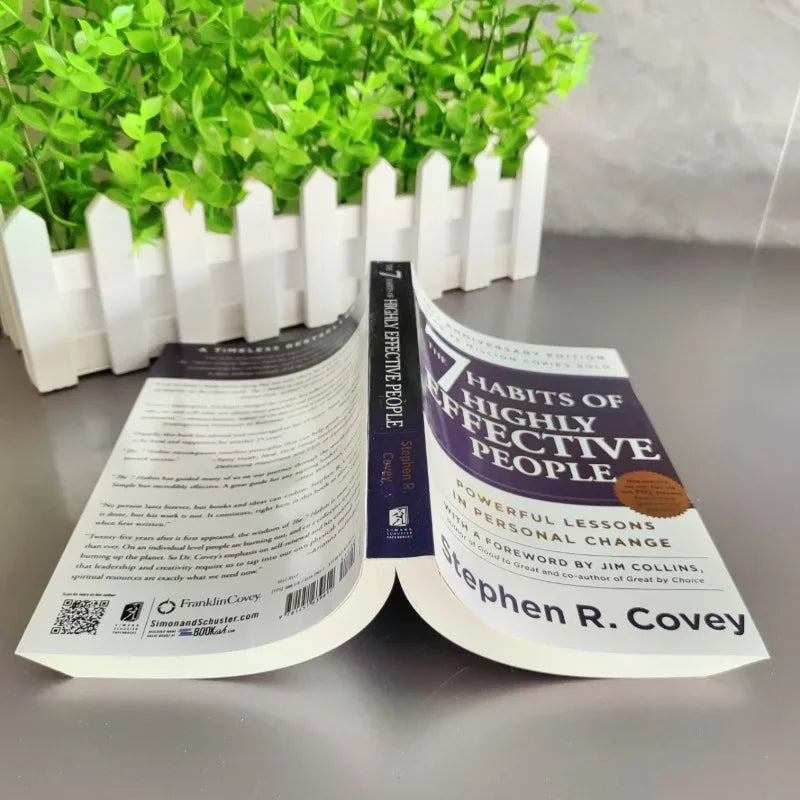 The 7 Habits of Highly Effective People By Stephen R. Covey in English Original Professional Management Reading Book