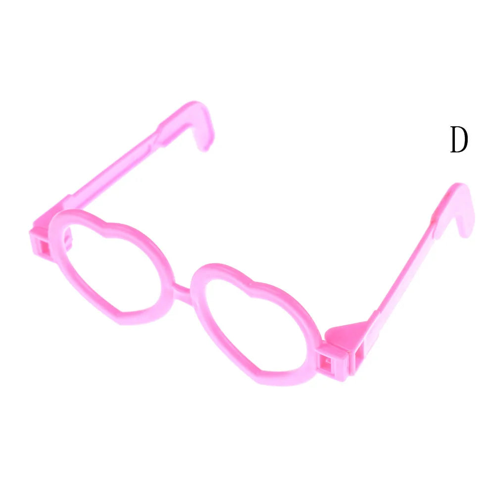 Dollhouse Miniature New Plastic Transparent Eyeglasses For 1/6 Dolls Accessories Mini Eyewear Glasses Doll Sunglasses