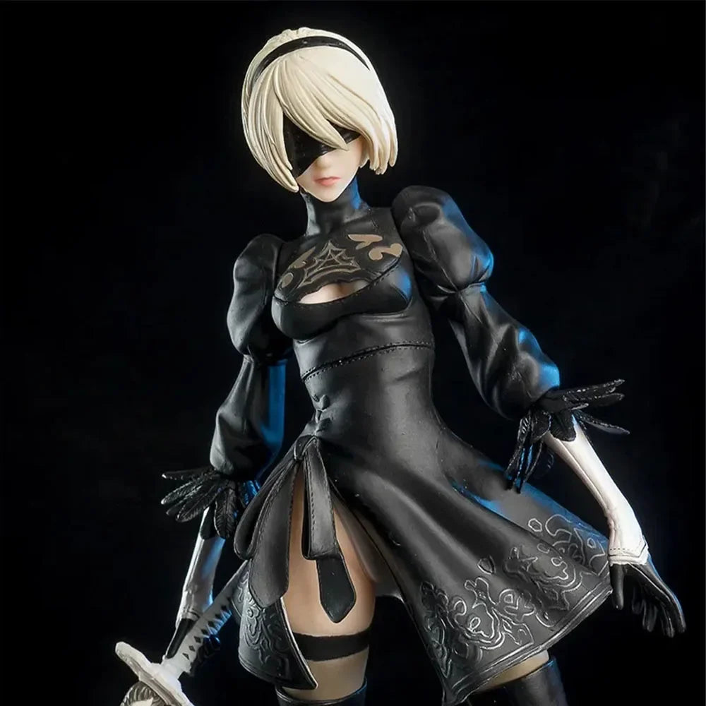 28cm NieR:Automata Figure 2B No.2 Tpye B Action Figure Sexy Girl Figurine PVC Statue Model Dolls Boys Gifts Toys Collections