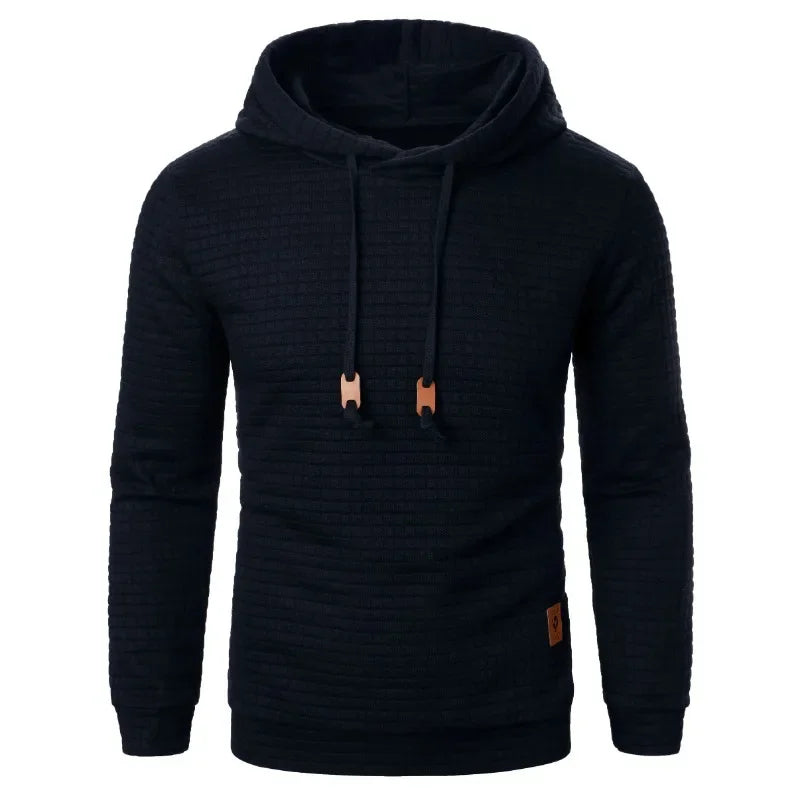 Autumn Men's Long Sleeve Hooded Sweatshirts Breathable Solid Color Hoodie Men Winter Pullover Streetwear Sport Tracksuit Men