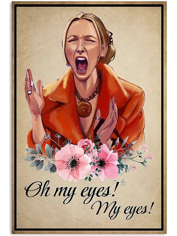 TV Show Friends Phoebe Buffay Oh My Eyes Funny Poster Canvas Painting Wall Art Prints for Living Room Salon Home Decor