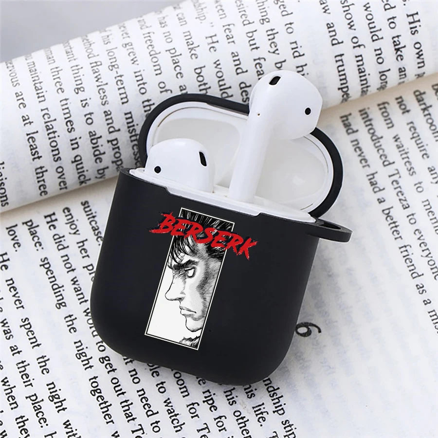 Anime Berserk Earphone Case for Apple Airpods 1 2 3 Pro 2 Guts Griffith Protective Berserk Airpods Case