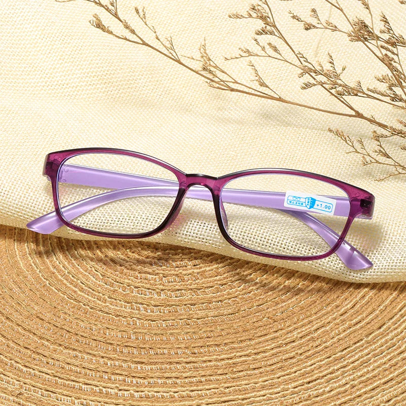 New Anti-blue Light Reading Glasses Men Fashionable Multicolor Reading Presbyopia Glasses Women 1.0+1.5+2.0+2.5+3.0+3.5+4.0