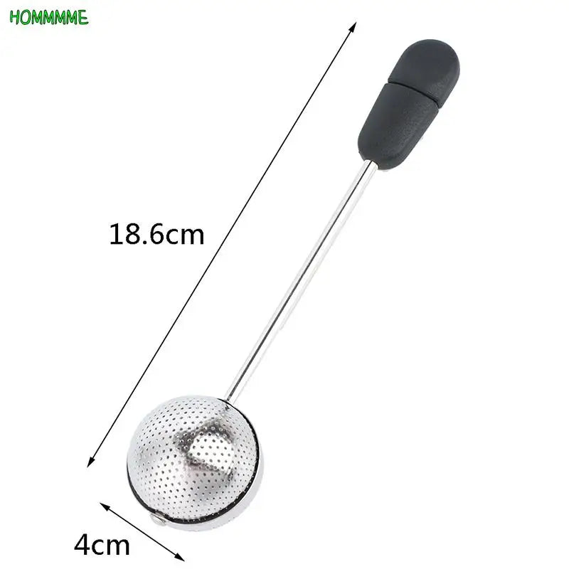 Double Ear Spice Infuser Filter Loose Leaf With Drip Bowl Tea Strainer Tea With Double Wing Handles Stainless Steel Kitchen Tool