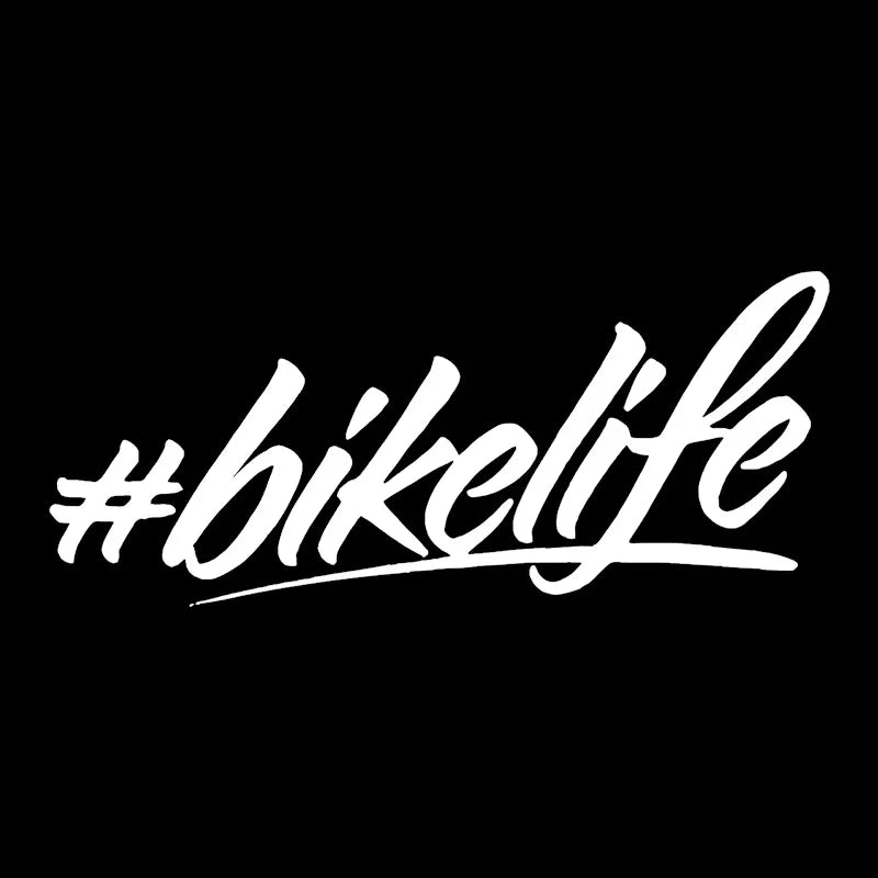 #Bikelife Car Stickers Decals Helmet Windows Laptop Sticker Creative Decal Windshield Decoration Vinyl Car Accessories