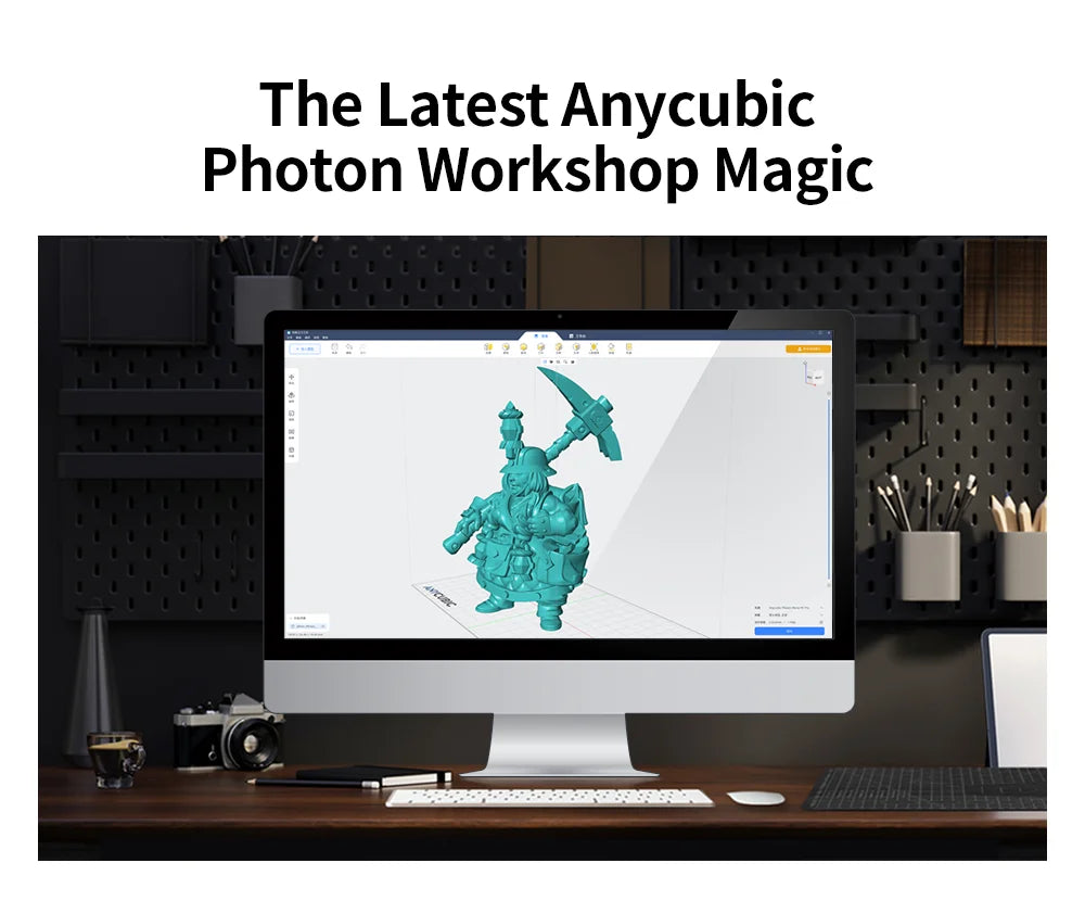 ANYCUBIC Photon Mono M7 Pro 10.1'' LCD Resin 3D Printer 14K Mono MSLA 3D Printer Speed Up to 170mm/h Printing Size 223*126*230mm