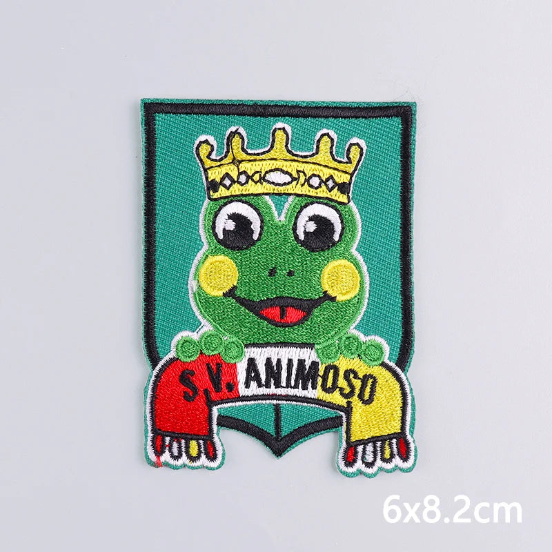 Pink Series Netherland Oeteldonk Emblem Embroidery Patches For Clothing Carnival New Style Oeteldonk Embroidery Patch On Clothes