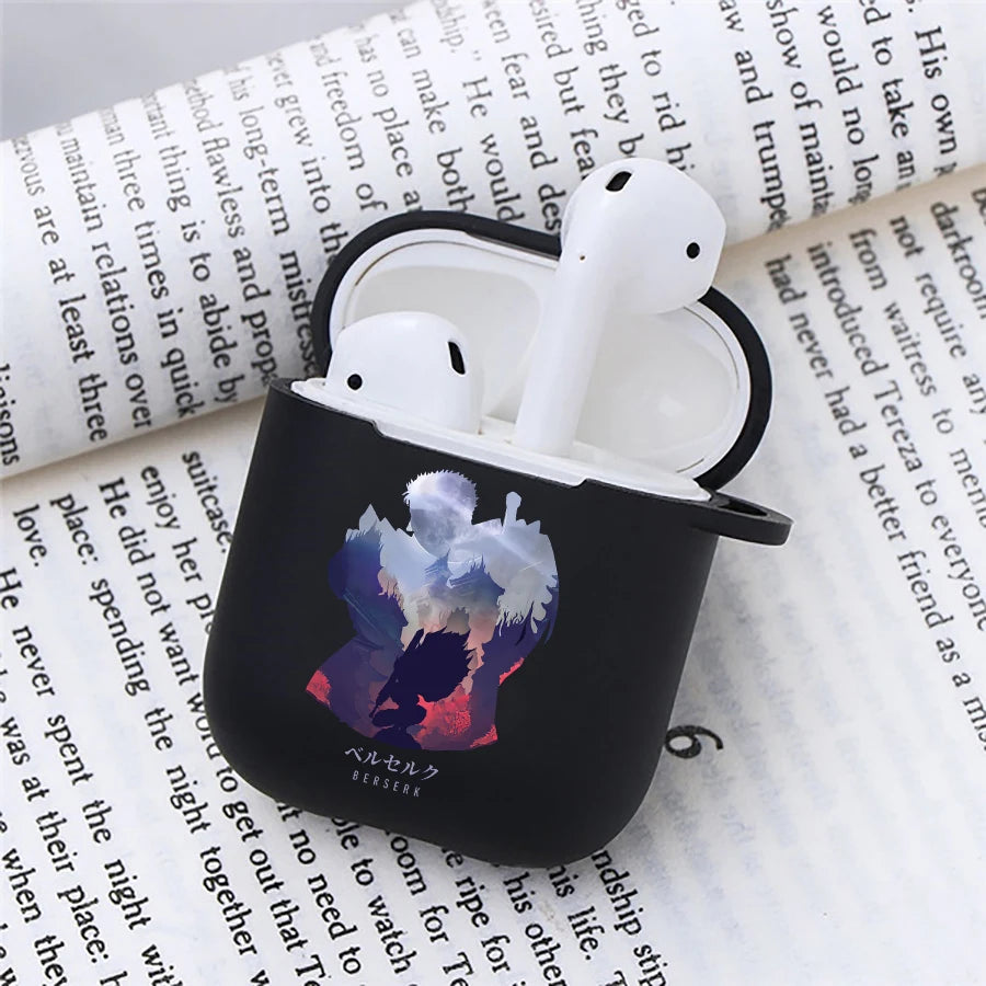 Anime Berserk Earphone Case for Apple Airpods 1 2 3 Pro 2 Guts Griffith Protective Berserk Airpods Case