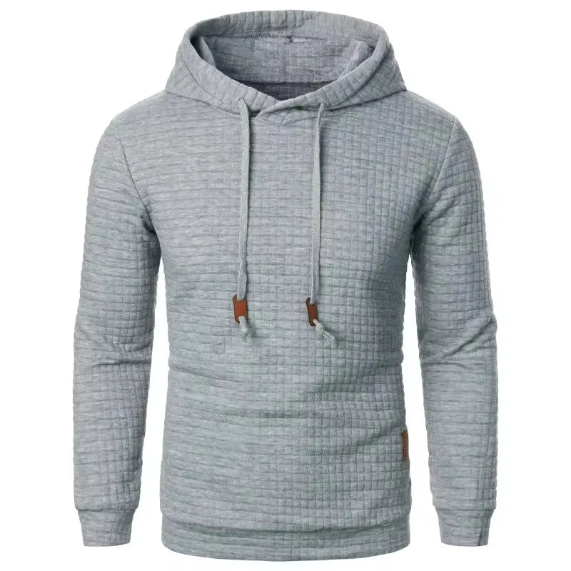 Autumn Men's Long Sleeve Hooded Sweatshirts Breathable Solid Color Hoodie Men Winter Pullover Streetwear Sport Tracksuit Men