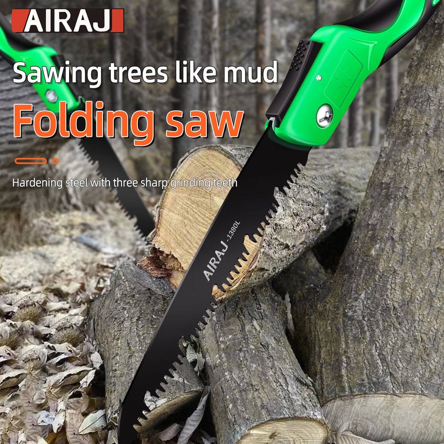 AIRAJ Multifunctional Folding Saw Woodworking Saws Cutting Wood Tool Professional Home Cut Handsaw Hacksaw Carpentry Hand Tools