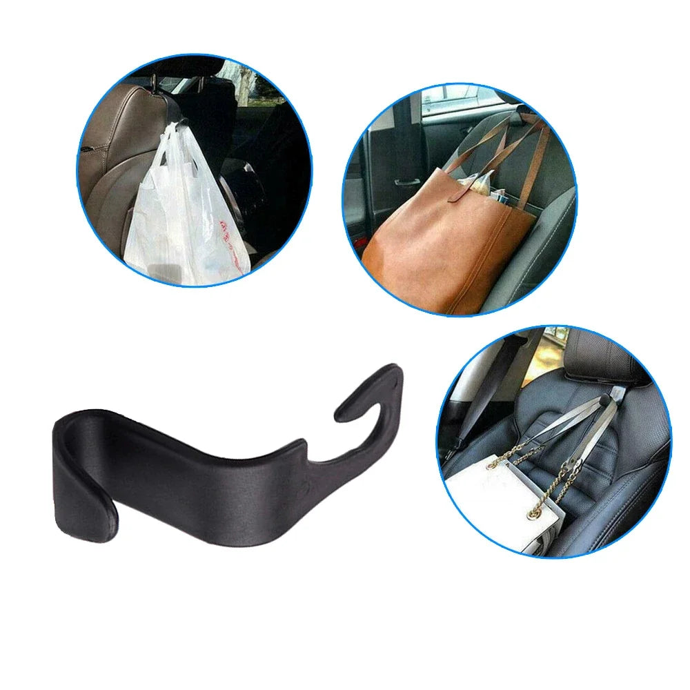 4/2/1 PCS Car Seat Headrest Hook for Auto Rear Seat Organizer Hanger Storage Holder for Handbag Purse Bags Clothes Coats