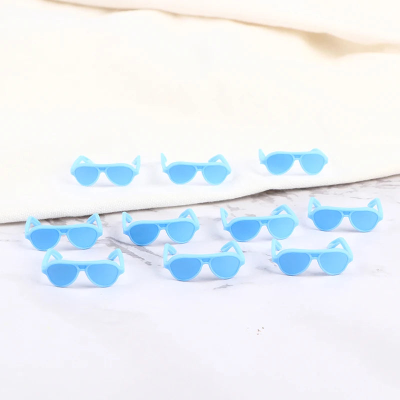 Dollhouse Miniature New Plastic Transparent Eyeglasses For 1/6 Dolls Accessories Mini Eyewear Glasses Doll Sunglasses