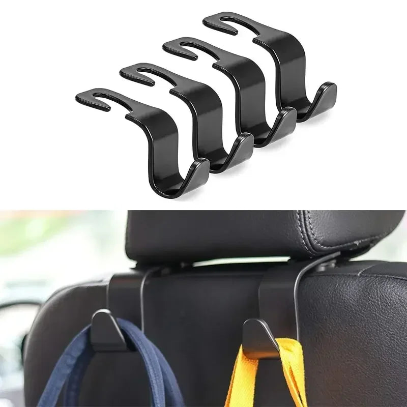 Universal Car Seat Headrest Hook For Auto Back Seat Storage Organizer Hanger Storage Holder For Handbag Purse Bags Clothes Coats