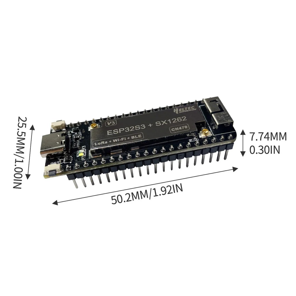 Diymore 433-510MHZ/ 863-928MHZ Wireless stick lite ESP32+LoRa V3 development board compatible with ESP32-S3 node Type - C