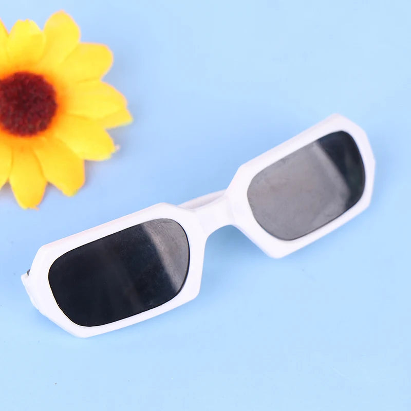 Dollhouse Miniature New Plastic Transparent Eyeglasses For 1/6 Dolls Accessories Mini Eyewear Glasses Doll Sunglasses