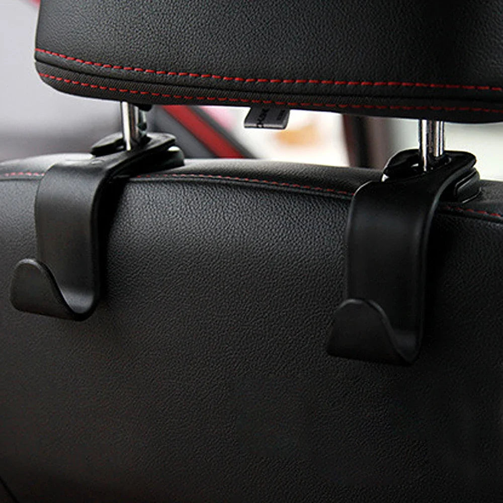 4/2/1 PCS Car Seat Headrest Hook for Auto Rear Seat Organizer Hanger Storage Holder for Handbag Purse Bags Clothes Coats