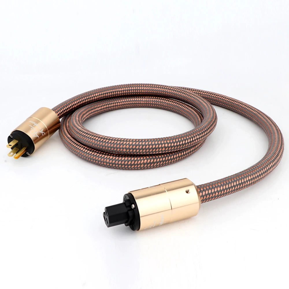 Accuphase Power Cable HI End Schuko Power Cord CD Amplifier Amp EU Version Plug Cable Hifi AC Mains EU Schuko Power Line