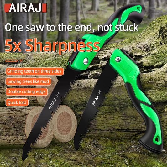 AIRAJ Multifunctional Folding Saw Woodworking Saws Cutting Wood Tool Professional Home Cut Handsaw Hacksaw Carpentry Hand Tools