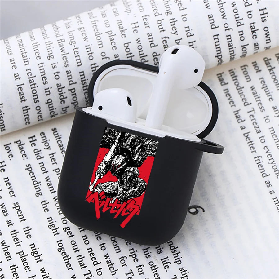 Anime Berserk Earphone Case for Apple Airpods 1 2 3 Pro 2 Guts Griffith Protective Berserk Airpods Case