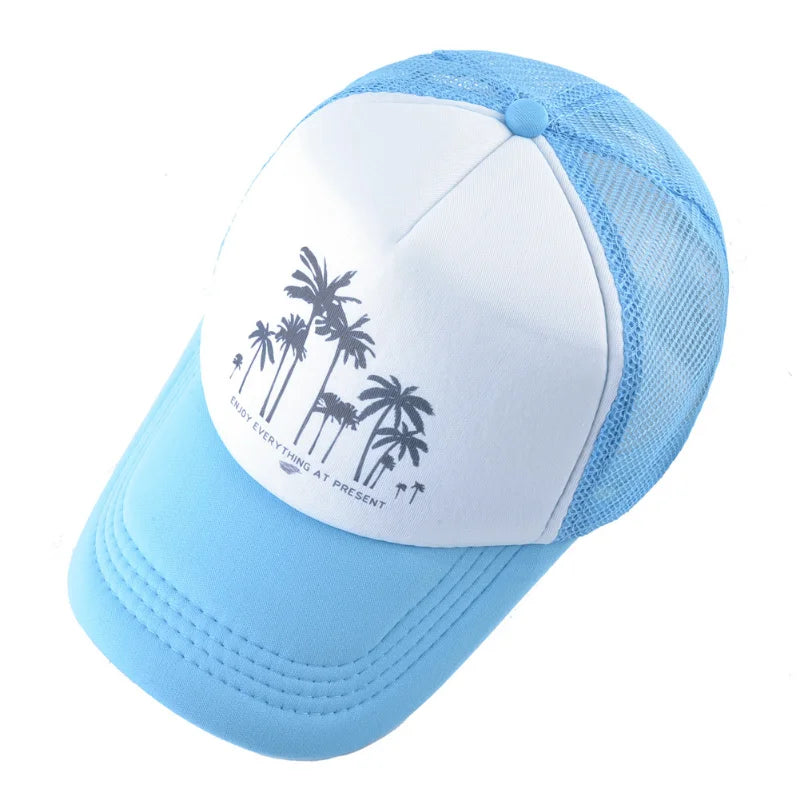 Trees Mesh Baseball Cap Summer Outdoor Snapback Sport Hats for Men Women Fashion Trucker Caps Hip Hop Skateboard Casquette