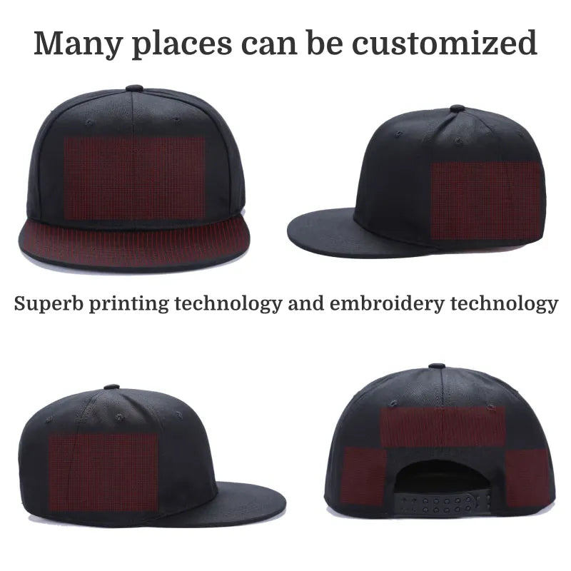 Custom Logo Springback Cap Embroidery Baseball Caps Team Personalized Hats Design Sorority Cap Gift Men Women Hip Hop Hat