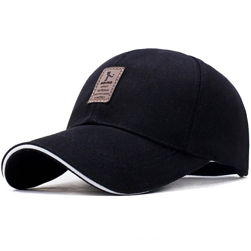 Summer Women Men Structured Baseball Cap Solid Cotton Adjustable Snapback Sunhat Outdoor Sports Hip Hop Baseball Hat Casquette