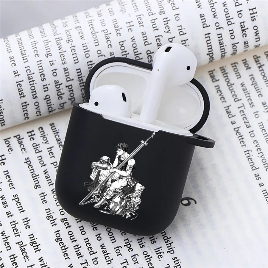 Anime Berserk Earphone Case for Apple Airpods 1 2 3 Pro 2 Guts Griffith Protective Berserk Airpods Case