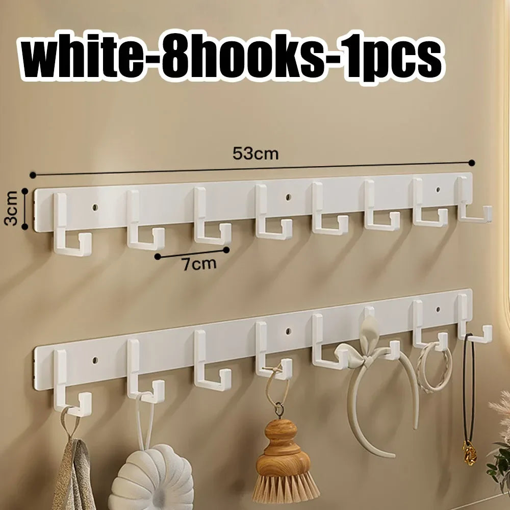 Wholesale of door hooks, space aluminum, non perforated bathroom hooks, bedroom storage, clothes hanger hooks, wall clothes hook