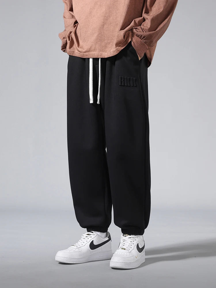 Men's Jogger Cotton Sweatpants Big Size 8XL 7XL 6XL Sports Baggy Pants Sting Banding  Hip Hop Loose Harem Trousers