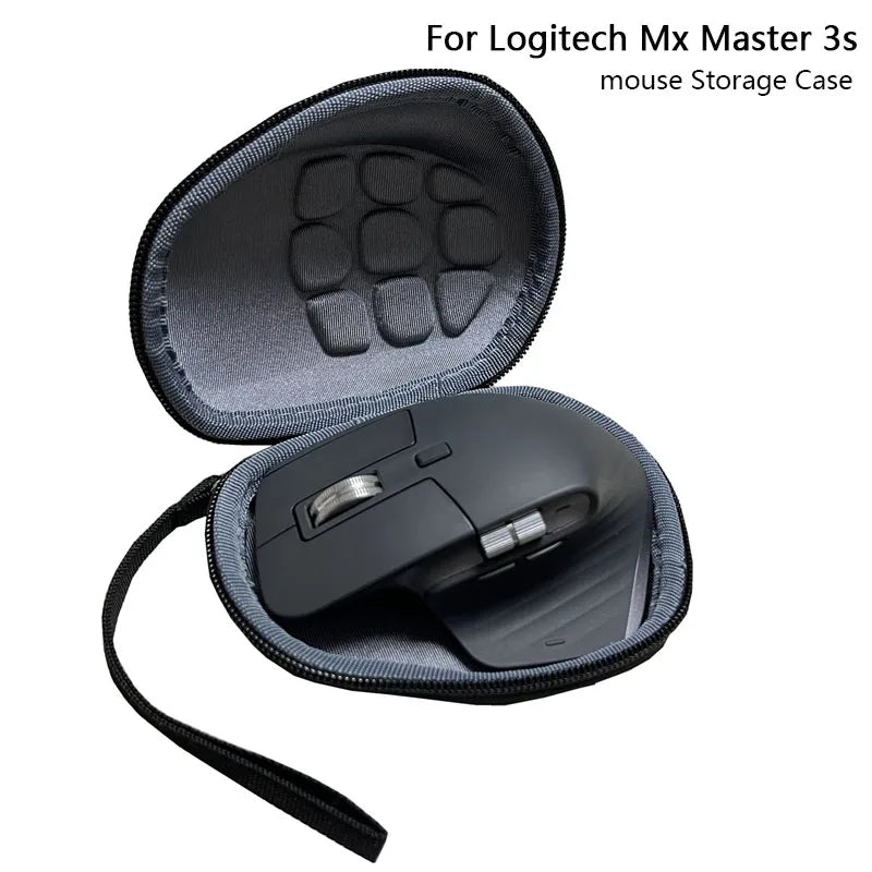 Storage Bag for Logitech MX Master 3S Advanced Wireless Mouse Hard Case Protector Travel Portable Mice Bag Hard Shelll