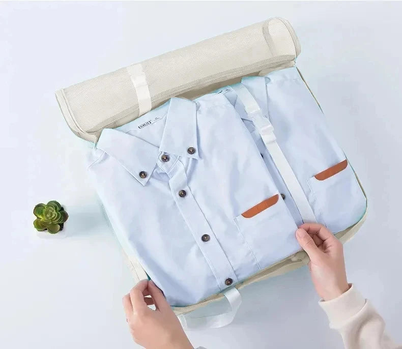 7/8/9/10 Pcs Set Travel Organizer Storage Bags Suitcase Packing Cubes Set Cases Portable Luggage Clothes Shoe Tidy Pouch Folding