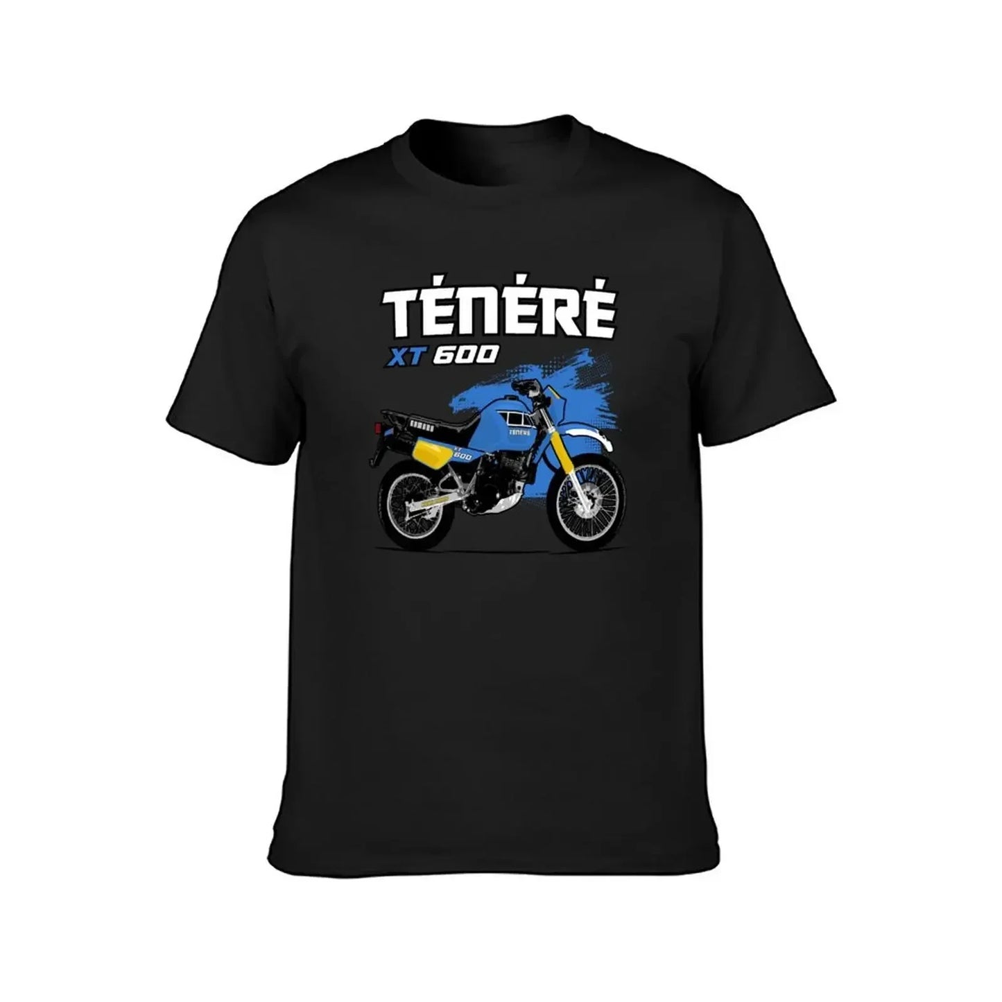 T-shirt Tenere Countfemale pour hommes, haut élégant, vêtements décontractés, grande taille, été