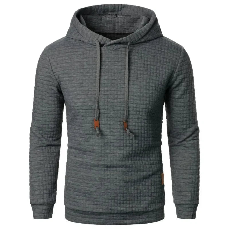 Autumn Men's Long Sleeve Hooded Sweatshirts Breathable Solid Color Hoodie Men Winter Pullover Streetwear Sport Tracksuit Men