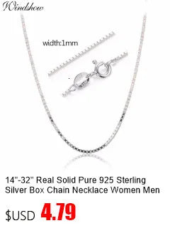 Thin 925 Sterling Silver Cross Chain Adjustable Necklace Choker Necklaces Women Girls Jewelry Collier Kolye Ketting 45cm-60cm