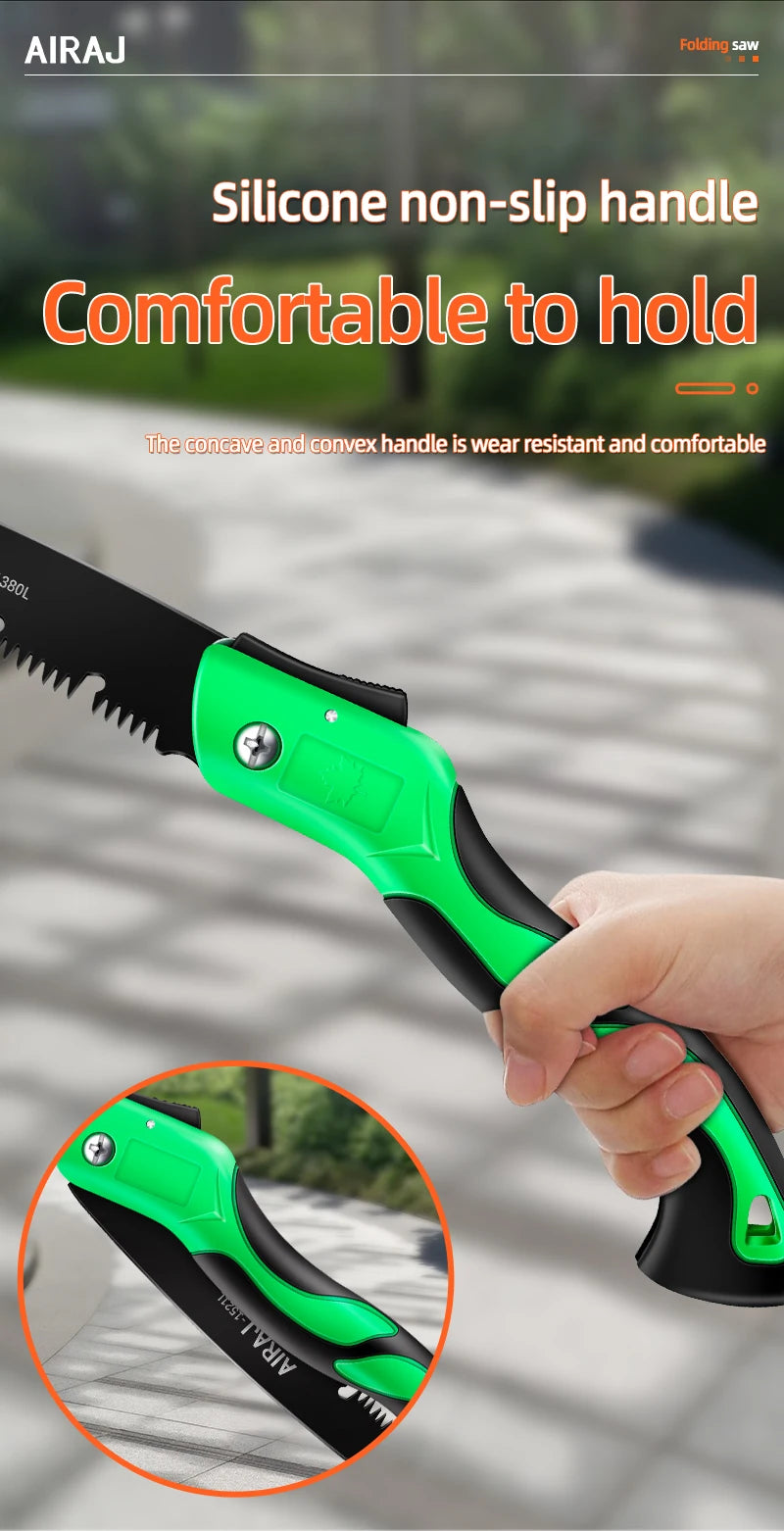 AIRAJ Multifunctional Folding Saw Woodworking Saws Cutting Wood Tool Professional Home Cut Handsaw Hacksaw Carpentry Hand Tools