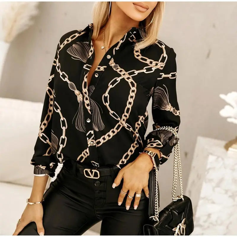 Vintage Blouse Shirt Silk Tops Elegant Long Sleeve Loose Womens Blouses Camisas De Mujer Spring Autumn Streetwear Women Clothes